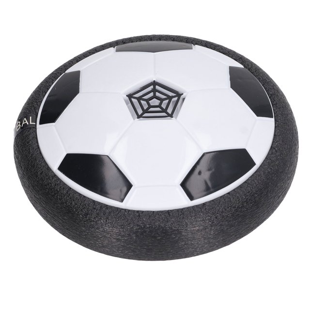 Hover Football, LED Hover Football Battery Operated Colorful Lights For Indoor White,Black