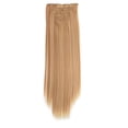 thumbnail image 3 of Xihbxyly Liquidation Mode Cheveux Longs à Clipser Extensions Cheveux Complets Perruque Droite Offres de Vacances, 3 of 4