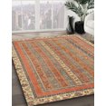 thumbnail image 2 of Ahgly Company Tapis d'Intérieur Rectangulaire Abstrait Rouge Tapis de Zone Abstrait, 4 Pieds x 6 Pieds, 2 of 6