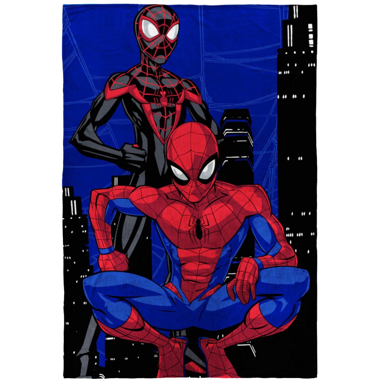 Spiderman 'Techno City' Kids Twin Silk Touch Blanket, 100