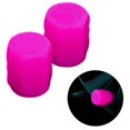 thumbnail image 3 of 2x Car Valve Caps Covers Luminous for Universal Cars Wheels Hat Electric Vehicle Pink, 3 of 6