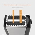 thumbnail image 5 of yievot Extended Double Sided Heated Toaster 2 Slices Wide Slot 800W Multifunction Toaster With Removable Crumb Tray 7 Bread Level Settings, 5 of 5