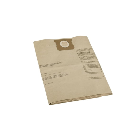 ST19-3102 Sac filtrant jetable Stealth pour aspirateurs secs et humides, paquet de 3 compatible avec tous les aspirateurs de 14 à 22 gallons