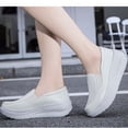 thumbnail image 4 of LSLJS Chaussures de Marche Légères et Souples à Bout Rond à Semelle Compensée Unies pour Femmes, Espadrilles Décontractées, Espadrilles pour Femmes, 4 of 5