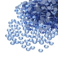 thumbnail image 1 of Uxcell Hotfix Rhinestones Flatback Crystal Glass Gems for Craft Clothes DIY Decoration Light Blue 4.8mm, 1 of 5