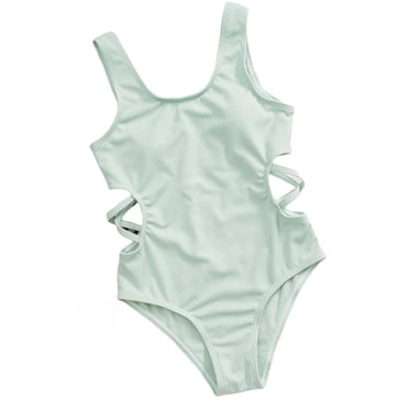Girls One Piece Swimming Bathing Suit Summer Girls Swimsuits Quick Dry Cute Swimwear Bathing Suits 8-9 Years