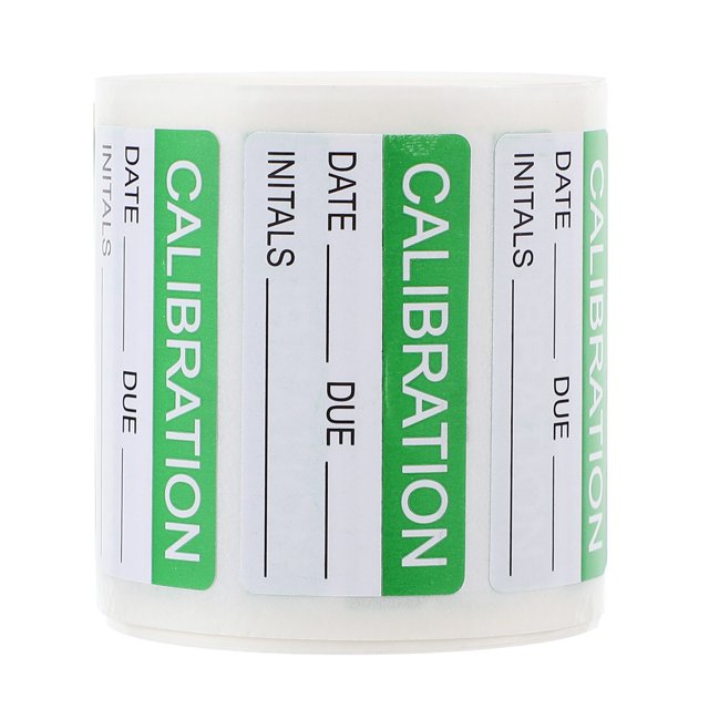 Miangastore 1 Rouleau/300 Pcs Autocollants de Calibration Pratiques Autocollants Adhésifs de Contrôle de Qualité