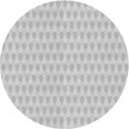 thumbnail image 1 of Ahgly Company Tapis Rond Lavable en Machine Intérieur Transitionnel Gris Foncé, 3 Pieds Rond, 1 of 7
