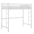 thumbnail image 3 of Manor Park Modern Metal Twin Loft Bed - Multiple Finishes, 3 of 6