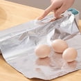 thumbnail image 4 of 2-in-1 Cling Film Dispenser with Slide Cutter – Aluminum Foil & Plastic Wrap Organizer for Kitchen – Easy-Cut Design for Baking Paper, Food Wrap & Tin Foil, 4 of 6