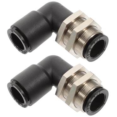 MasteelfCA 2pcs Bulkhead Tube Fitting Copper Quick Connect Air Hose Fitting Connector