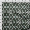 thumbnail image 3 of oneOone Cotton Poplin Fabric Geometric Ikat Decor Fabric Printed BTY 42 Inch Wide, 3 of 4