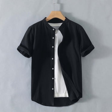 Weiqiqre Men's Clothing Button Down Plain Baseball Jersey, Blank Softball Team Uniform, Hip Hop Hipster Short Sleeve Active Shirts