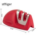 thumbnail image 3 of The Kitchen Knife Sharpener is Equipped with Sharp Straight Serrated Scissors Blades, and The Auxiliary Knife Helps to Repair and Restore The Blades, Making Them sharper and More Useful (red), 3 of 8