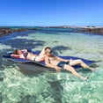 thumbnail image 2 of HOMCOM 10' x 5' Roll-Up Pool Float Pad for Playing, Blue, 2 of 9