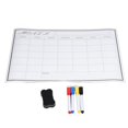 thumbnail image 2 of Whiteboard Sticker 42.5x30cm Magnetic Reusable Easy Cleaning Weekly Grid Pattern Dry Erase Board, 2 of 5