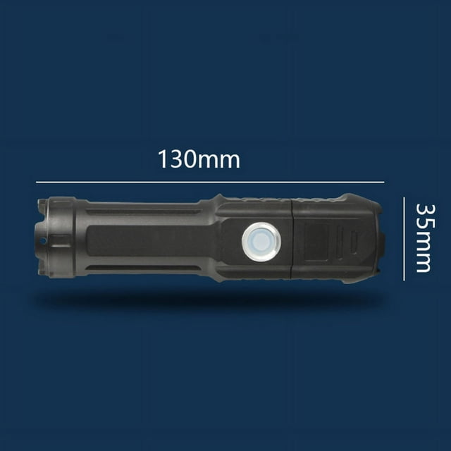 USB Rechargeable Flashlight Telescopic Zoom Glare Flashlight Telescopic Zooms Light Usb Charging 18650 Portable Flashlight Torch For Camping A