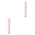 thumbnail image 2 of Ruiboury Brosse à Cheveux Coussin Courbe Anti-Statique Coiffure Humide Sec Confortable Peigne de Massage Portable SPA Tête de Barbier Masseur Rond 2Ensemble, 2 of 6