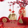 thumbnail image 4 of Broom Dustpan Pendant, Practical Chinese Year Ornament Create Ambience  For Shopping Mall, 4 of 8