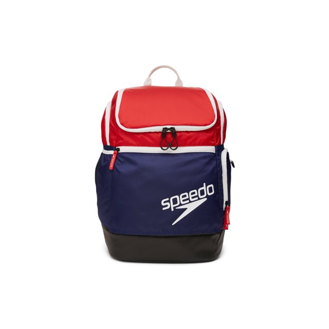 Speedo Adult Unisex Teamster 2.0 Sports Backpack - Red/Blue, One Size