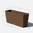 thumbnail image 2 of Veradek Pure Series Midori 39" Planter Espresso, 2 of 7