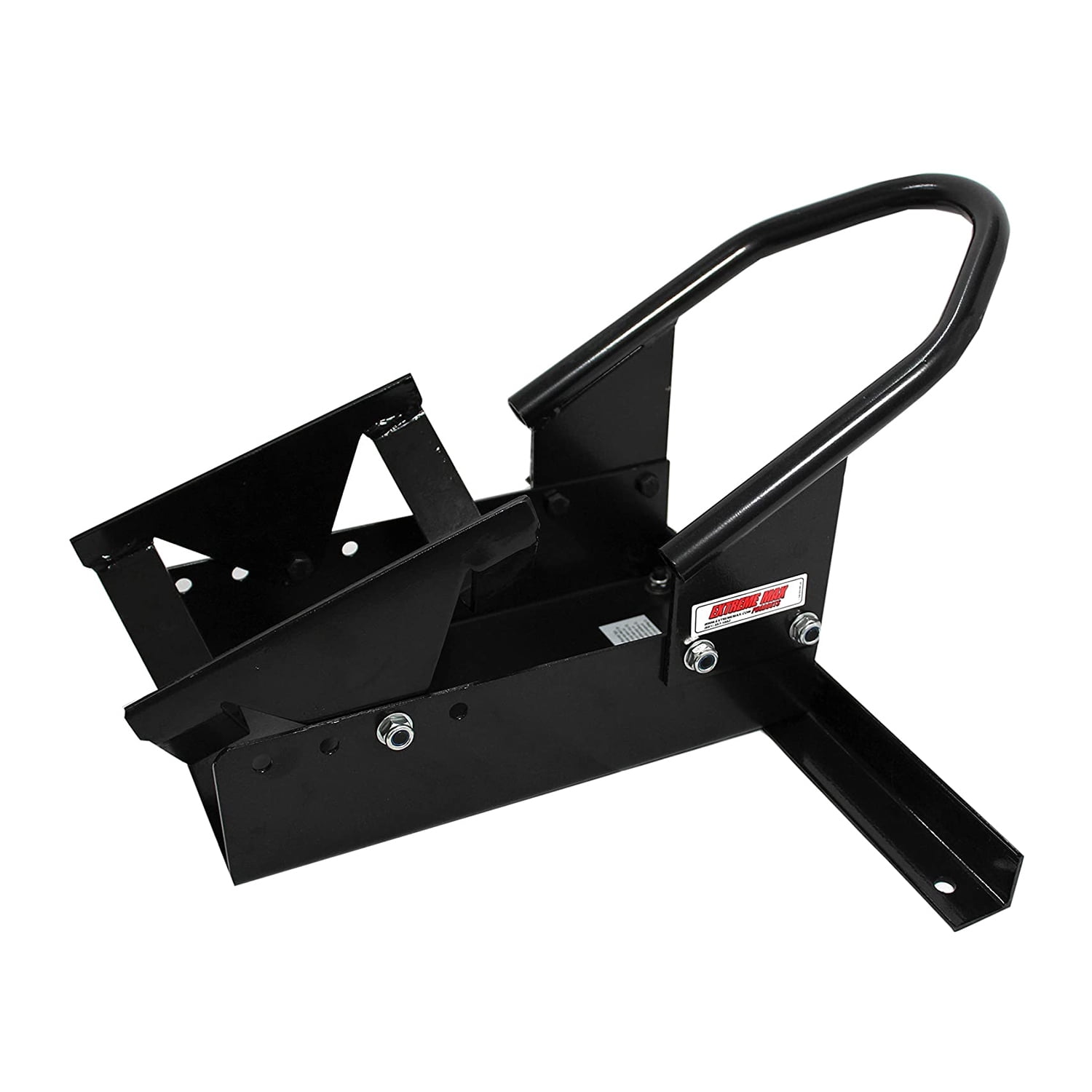Extreme Max 5001.5010 Standard No Tip 17-21 Inch Motorcycle Wheel Chock, Black