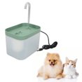 thumbnail image 4 of Pet Drinking Fountain, IPX8 Waterproof Cat Water Fountain  For Dogs Transparent Turquoise, 4 of 8