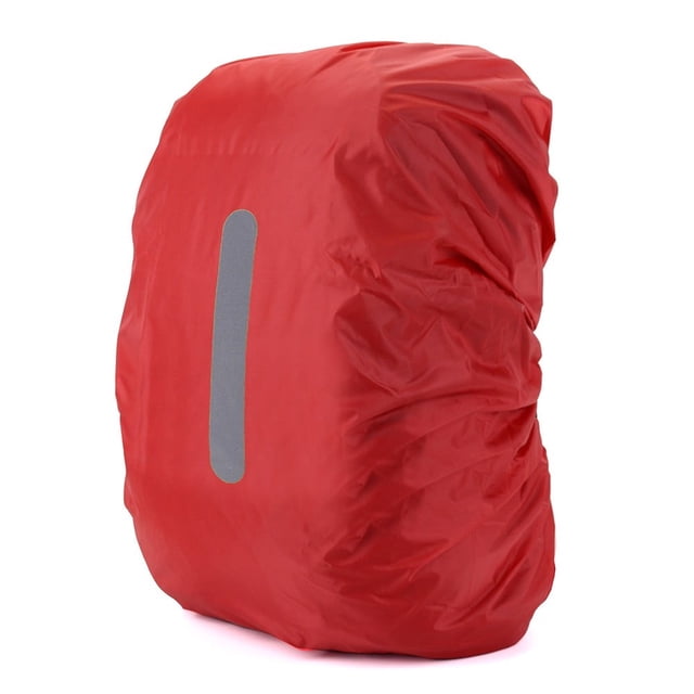 Housse de Pluie pour Sac à Dos de Voyage Extérieur avec Bande Réfléchissante de Sécurité 8-00L
