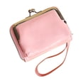 thumbnail image 1 of C Ladies Coin Purse Zipper Pouch Snap Closure Handbag Small Wallet Clutch Pocket Organizer, 1 of 7