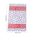 thumbnail image 3 of Independence Day Polyester Platter Towel Kitchen Rag Red White Blue Design, Kitchen Table Cover, Patriotic Decor, Durable Cleaning Cloth, Festive Event, Holiday Gathering, Washable Fabric,, 3 of 5