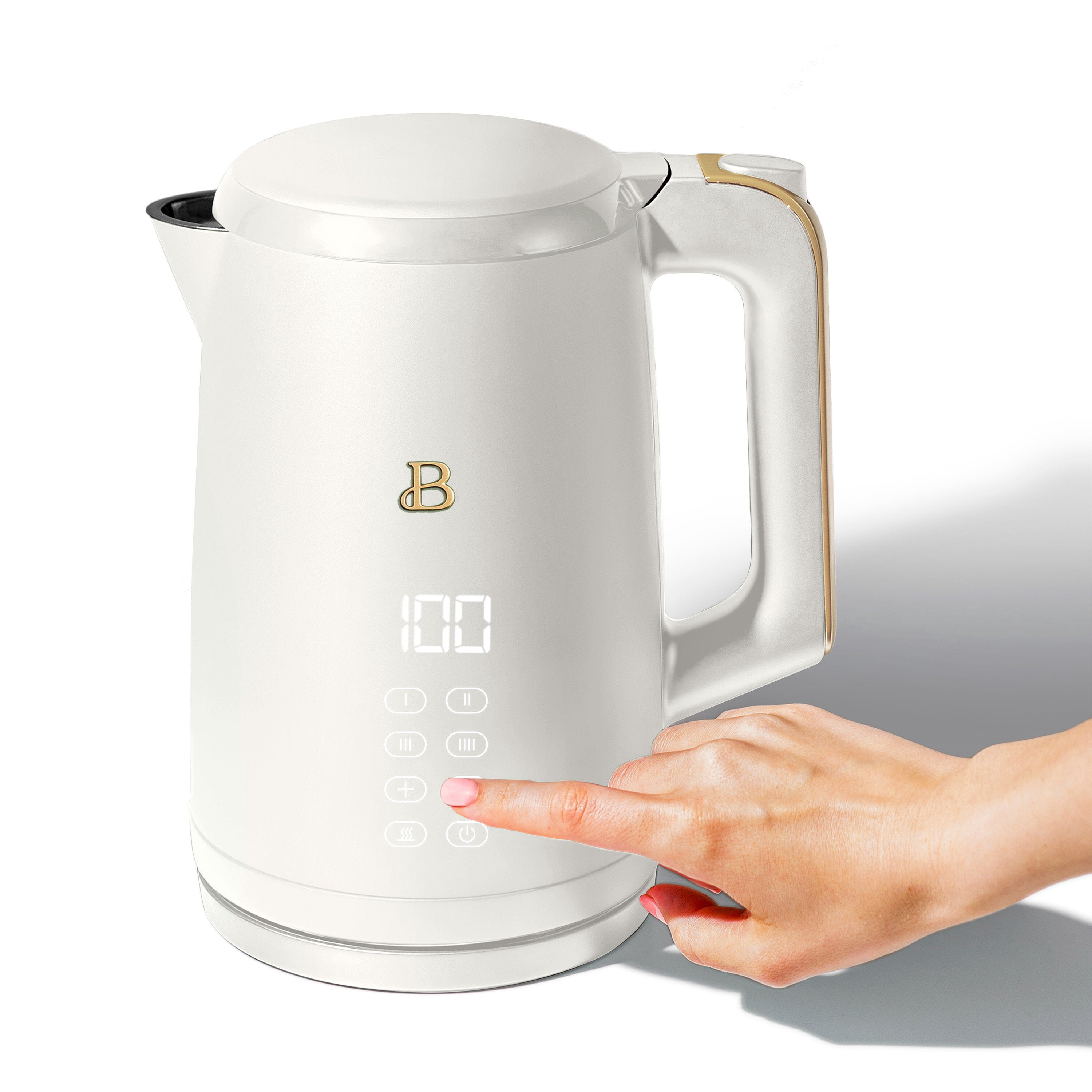 Bouilloire électrique Beautiful par Drew Barrymore – 1,7 litre, 1500 W, activation à une touche