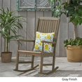 thumbnail image 4 of Noble House Arcadia Outdoor Acacia Wood Rocking Chair in Gray, 4 of 13