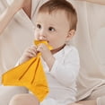 thumbnail image 4 of Btomtd Infant Cloth Soothing Handkerchief Infant Sleeping Doll Soothing Handkerchief, Yellow, 4 of 5