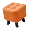 thumbnail image 3 of Xingzhi Small Footstool Stable Step Stool Footrest Office Room for Dressing Entryway Orange 28x28x28cm, 3 of 6