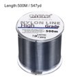 thumbnail image 2 of Uxcell 547Yard 17Lb Fil de Pêche en Nylon Monofilament Revêtu de Fluorocarbone Gris, 2 of 7