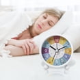 thumbnail image 2 of Children's Alarm Clock, Analogue Alarm Clock, No Ticking, Learning Alarm Clock, Children's Quartz Alarm Clock, 2 of 3