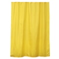 thumbnail image 1 of Yellow Extra Long Shower Curtain Polyester 12 Rings 79"L x 71"W, 1 of 5