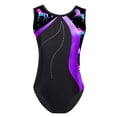 thumbnail image 1 of LiiYii Shiny Gymnastic Leotards For Girls Modern Ballet Dance Performance One Piece Outfit Purple 8, 1 of 5