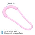 thumbnail image 4 of Unique Bargains Zipper Pulls Replacement Extension Cord Handle U-Shape Tag Extender for Luggage Backpacks Pink 15 Pack, 4 of 5