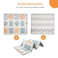 thumbnail image 3 of Tapis de Jeu Pliable pour Bébé, Réversible et Anti-Rayures, Grand Tapis de Sol Double Face 77 Pouces x 68 Pouces pour Enfants, Tapis de Jeu pour Nourrisson, Épaisseur 0,3 Pouces, 3 of 8