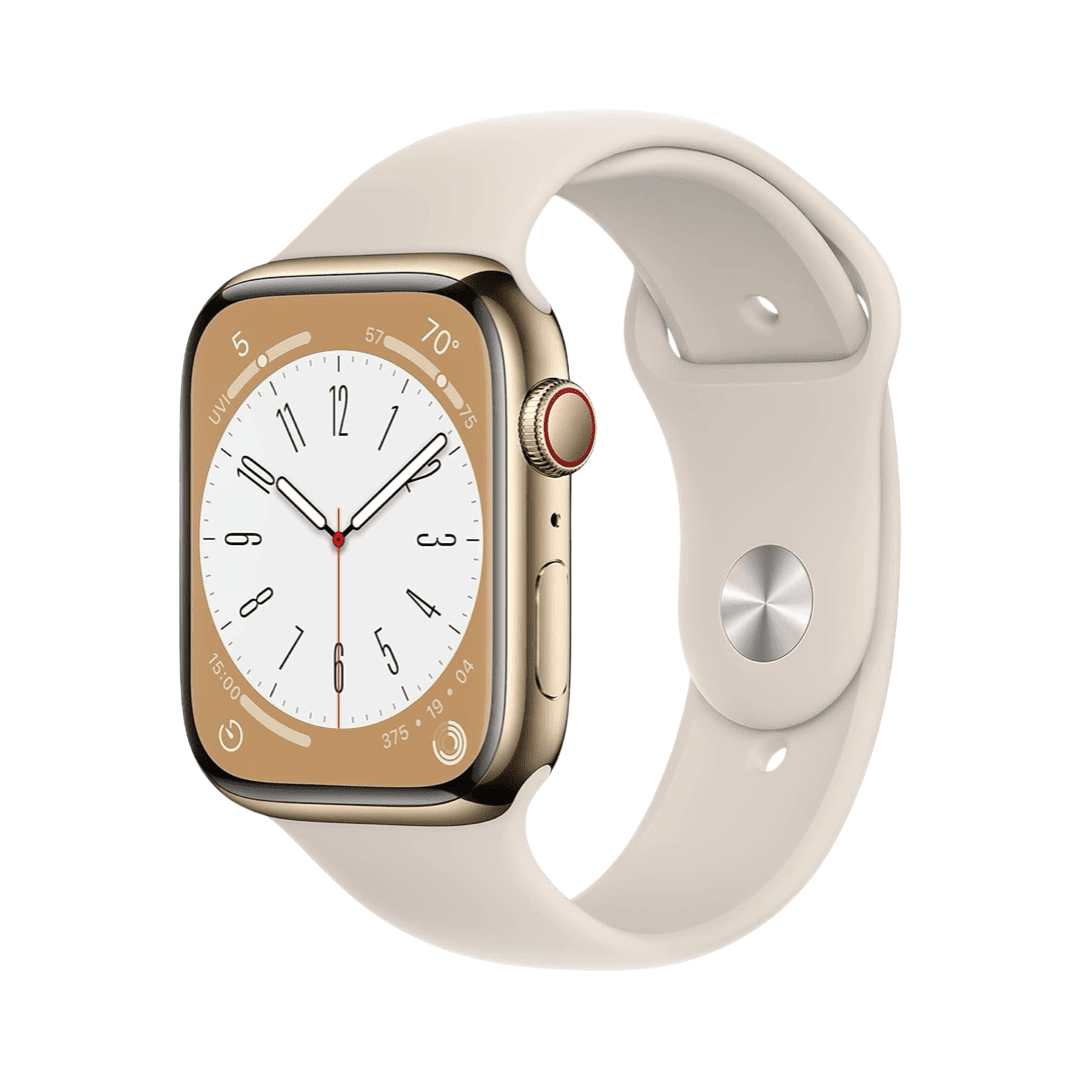 Apple Watch Series 8 [GPS + Cellular 45mm] Smart Watch – Gold