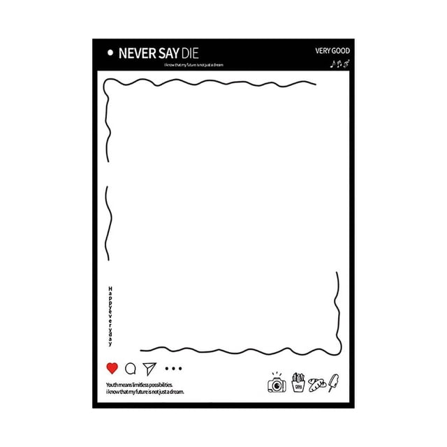 Dvkptbk Autocollant Magnétique pour Tableau Blanc Autocollant Magnétique pour Réfrigérateur Autocollant pour Tableau de Messages Autocollant Magnétique pour Tableau Blanc