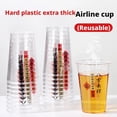 thumbnail image 4 of SharkTRUE 25pcs Add A Festive Atmosphere Disposable Plastic Cups Drinkware High temperature Resistant Disposable Water Cup Thick Food grade Reusable Thick Drinking Cups Spring Festival, 4 of 8