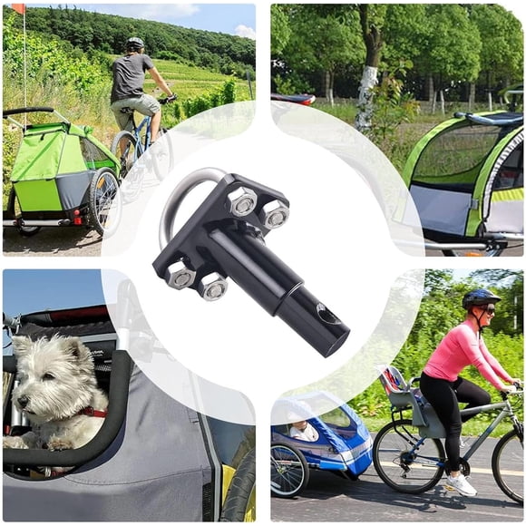 ZZkhGO Quick Coupling for Bicycle Trailers, Fast Connect Bike Accessory, Double Safety Coupling for City Forest Trails
