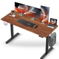 thumbnail image 1 of IMGadgets Bureau Debout Électrique Réglable / 55 Pieds' x 24 Pieds' Grand Espace de Travail avec 2 Crochets / Bureau Ergonomique Assis-Debout / Résistant aux Égratignures et Imperméable / Bureau à Hauteur Réglable pour le Travail et la Maison, 1 of 9