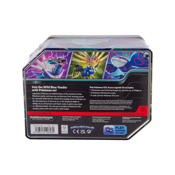 Pokémon TCG: Azure Legends Tin - Receive 1 at Random! - Walmart.ca