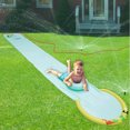 thumbnail image 4 of Hoovy Giant 16 Foot Kids Backyard Water Splash Slip and Slide Toy with Bodyboard, 4 of 5