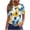 Jaune 02, variante sur Pisexur Hauts pour Femmes, Hauts de Printemps pour Femmes 2025, Hauts pour Dames, T-shirt Imprimé Décontracté et Tendance pour Femmes avec Col Rond et Manches Courtes Blanc, P
