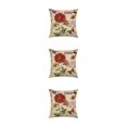 thumbnail image 1 of Maytalsory Easy To Change Flowers Pillowcase Addition To Home Decor Polyester Decorative Pillow Cushion Covers Soft Durable kztym001-3 3Set, 1 of 6