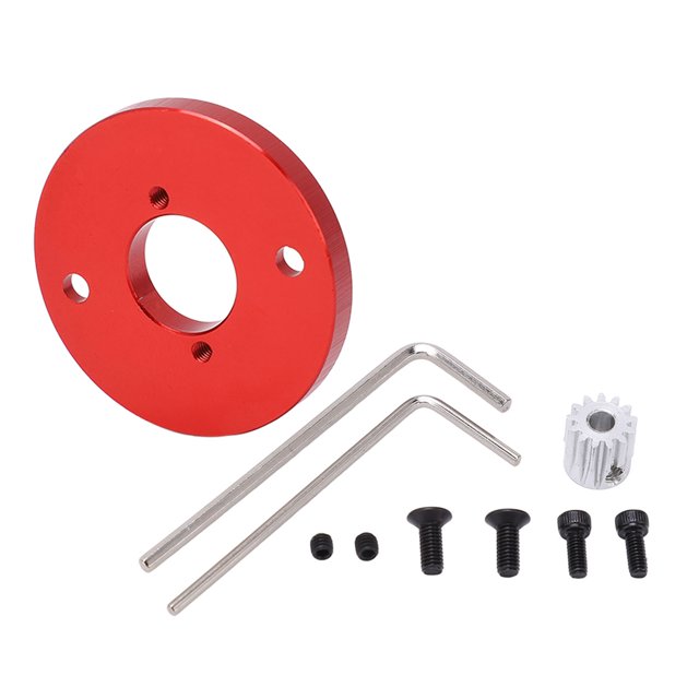 Motor Mounting Holder, Aluminum Alloy Improved Performance Durable RC Car Upgrade Motor Holder Portable For 1/12 RC Cars Red